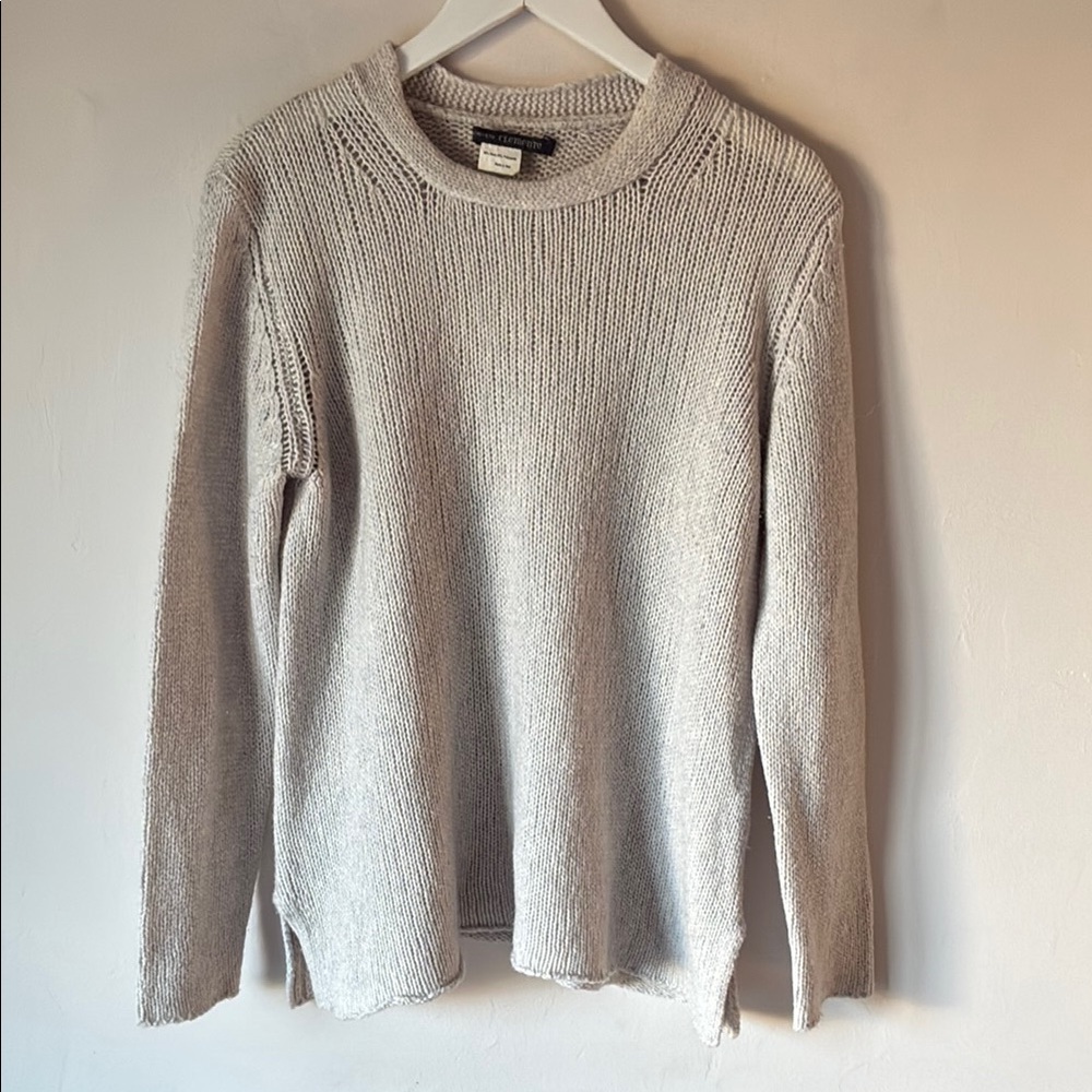 Elemente Clemente Wool Blend Sweater in Light Gray